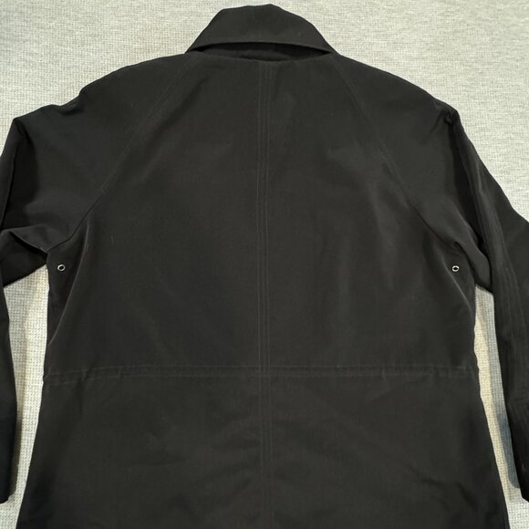 ESPRIT Womens Size XL Black Zip Front Utility Jacket Drawstring Waist Pockets - Picture 15 of 15